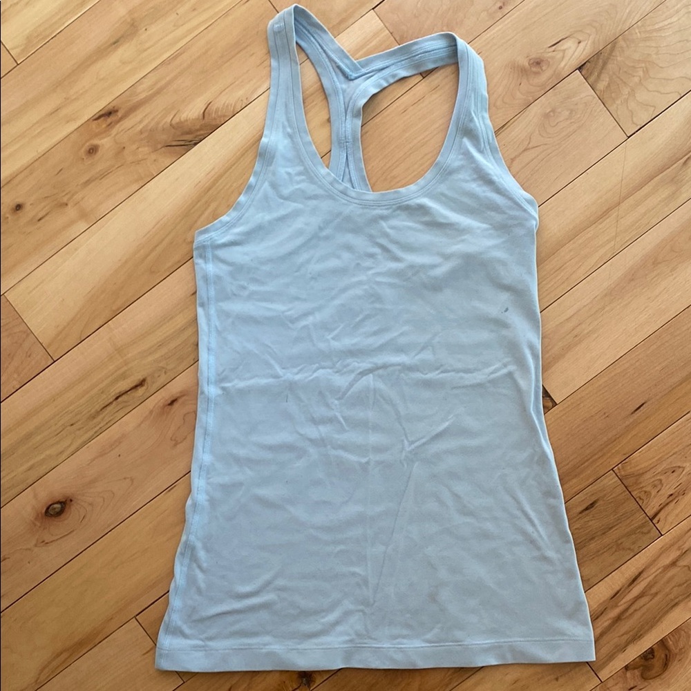 Lululemon Athletica Blue Fitted Tank Top